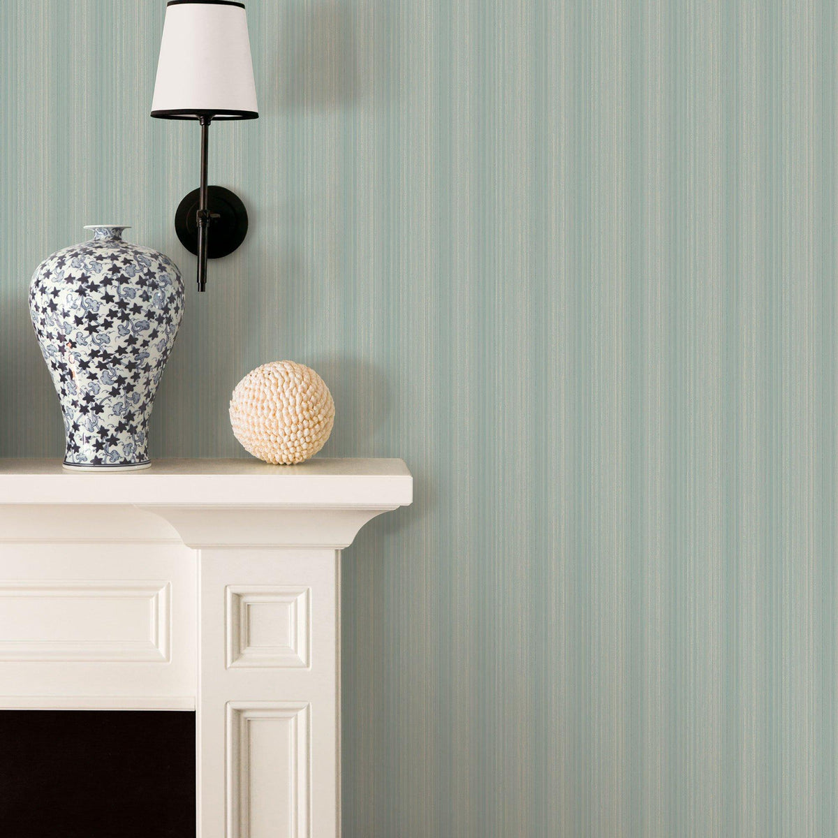 Galerie G34148 Nordic Elements Stripe Green Wallpaper G34148 Green Wallpaper
