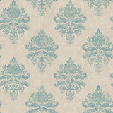Galerie G34155 Nordic Elements Damask Blue Wallpaper G34155 Blue Wallpaper