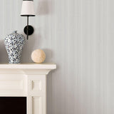 Galerie G34153 Nordic Elements Stripe Silver Grey Wallpaper G34153 Silver Grey Wallpaper