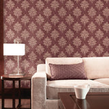 Galerie G34158 Nordic Elements Damask Red Wallpaper G34158 Red Wallpaper