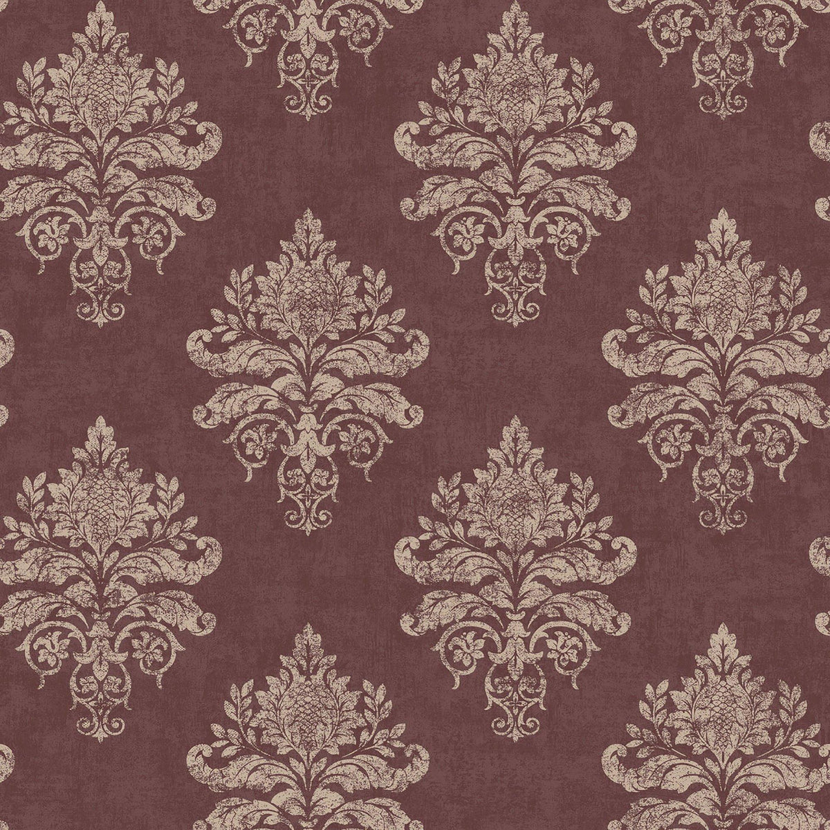 Galerie G34158 Nordic Elements Damask Red Wallpaper G34158 Red Wallpaper