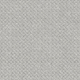 Galerie G45176 Nostalgie Diamond Plate Silver Grey Wallpaper G45176 Silver Grey Wallpaper