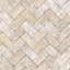 Galerie G45429 Just Kitchens Herringbone Brick Beige Wallpaper G45429 Beige Wallpaper