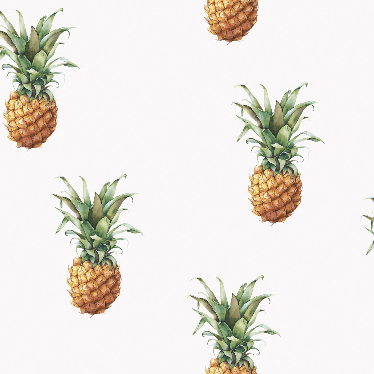 Galerie G45453 Just Kitchens Pineapples Yellow Wallpaper G45453 Yellow Wallpaper