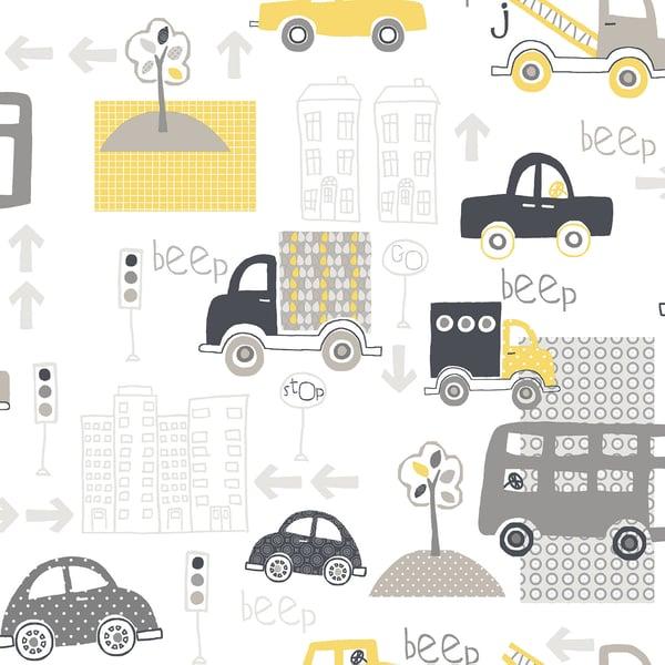 Galerie G56011 Traffic Multi-coloured Wallpaper