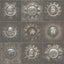 Galerie G56229 Nostalgie Industrial Tiles Bronze Brown Wallpaper G56229 Bronze Brown Wallpaper
