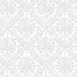 Galerie G56256 Damask Silver Grey Wallpaper