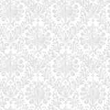 Galerie G56256 Nordic Elements Damask Silver Grey Wallpaper G56256 Silver Grey Wallpaper