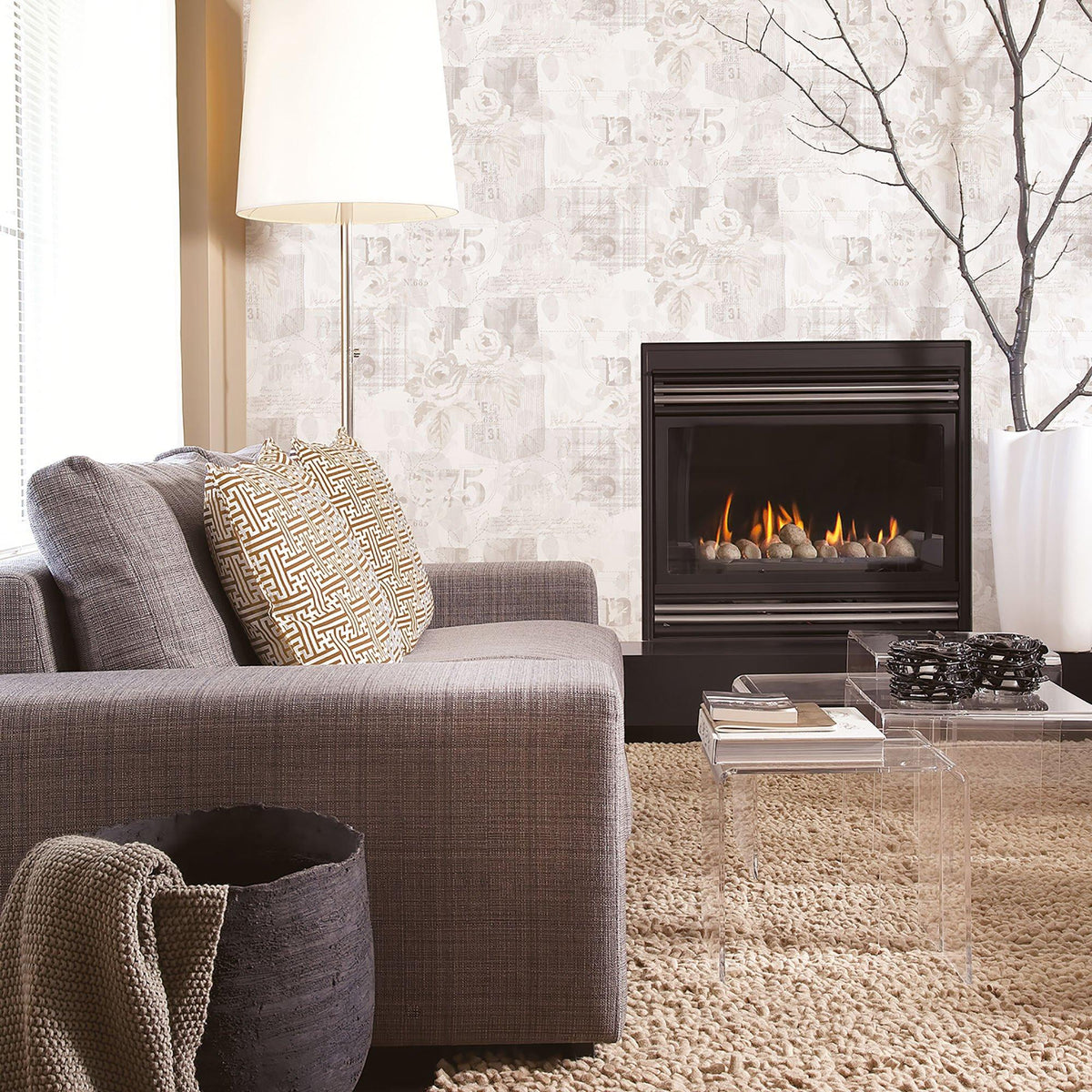 Galerie G56262 Nordic Elements Floral Cream Wallpaper G56262 Cream Wallpaper