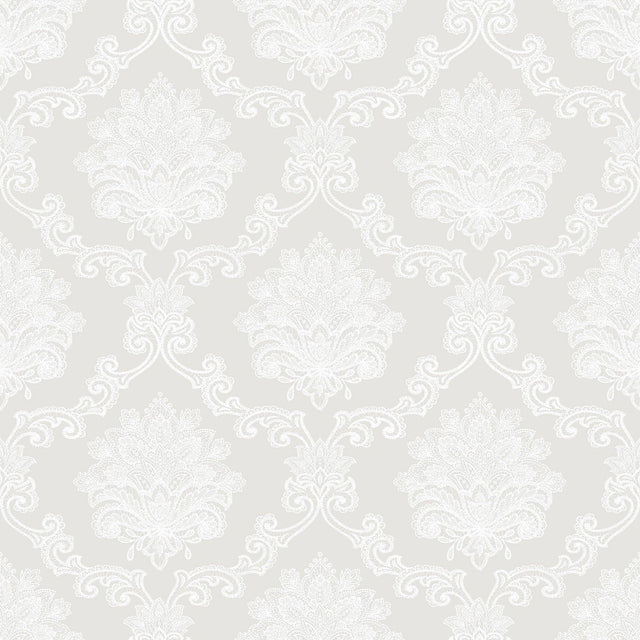 Galerie G56275 Nordic Elements Damask Cream Wallpaper G56275 Cream Wallpaper