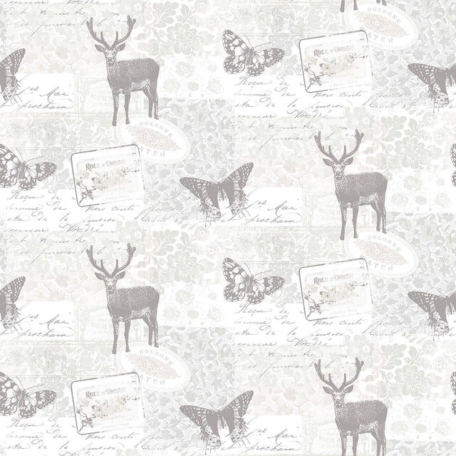 Galerie G56298 Nordic Elements Motif Silver Grey Wallpaper G56298 Silver Grey Wallpaper