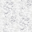 Galerie G56299 Floral Silver Grey Wallpaper