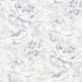 Galerie G56299 Floral Silver Grey Wallpaper