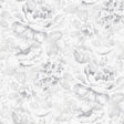 Galerie G56299 Nordic Elements Floral Silver Grey Wallpaper G56299 Silver Grey Wallpaper