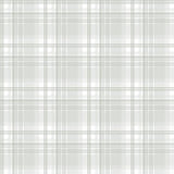 Galerie G56307 Check Plaid Silver Grey Wallpaper