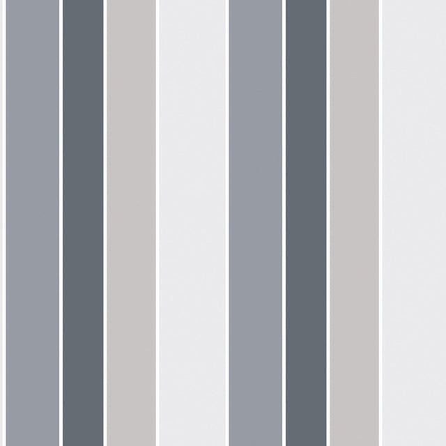 Galerie G56320 Nordic Elements Stripe Silver Grey Wallpaper G56320 Silver Grey Wallpaper