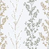 Galerie G56330 Floral Silver Grey Wallpaper