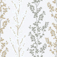 Galerie G56330 Nordic Elements Floral Silver Grey Wallpaper G56330 Silver Grey Wallpaper