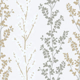 Galerie G56330 Nordic Elements Floral Silver Grey Wallpaper G56330 Silver Grey Wallpaper