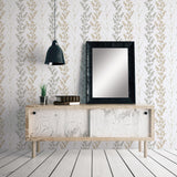 Galerie G56330 Nordic Elements Floral Silver Grey Wallpaper G56330 Silver Grey Wallpaper