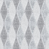 Galerie G56368 Tree Leaf Silver Grey Wallpaper