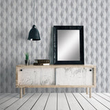 Galerie G56368 Nordic Elements Tree Leaf Silver Grey Wallpaper G56368 Silver Grey Wallpaper