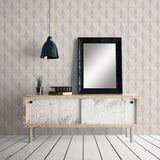 Galerie G56372 Nordic Elements Tree Leaf Silver Grey Wallpaper G56372 Silver Grey Wallpaper
