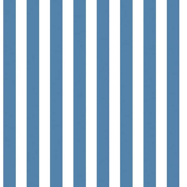 Galerie G56516 Regency Stripe Blue Wallpaper