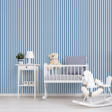 Galerie G56516 Just 4 Kids 2 Regency Stripe Blue Wallpaper G56516 Blue Wallpaper