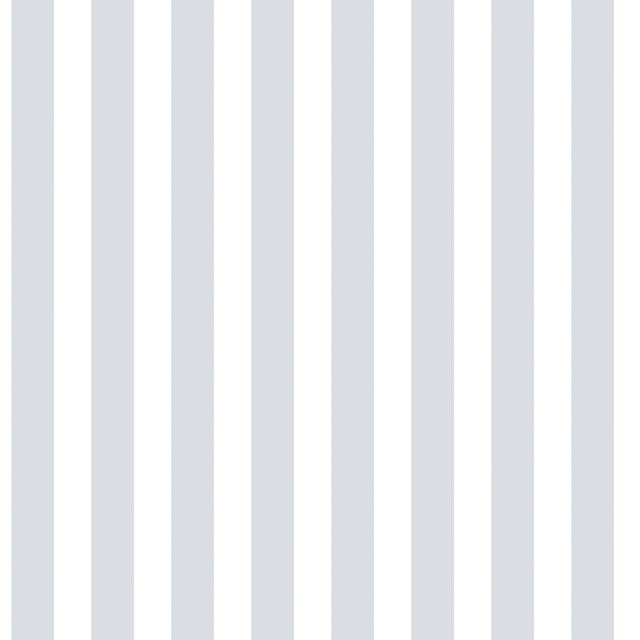 Galerie G56517 Just 4 Kids 2 Regency Stripe Silver Grey Wallpaper G56517 Silver Grey Wallpaper