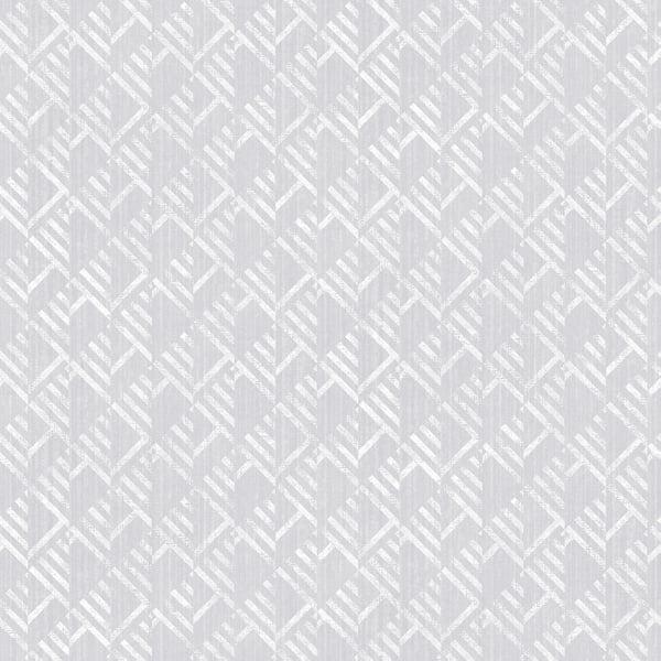 Galerie G56580 Block Flock Silver Grey Wallpaper
