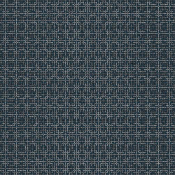 Galerie G56600 Greek Key Texture Blue Wallpaper