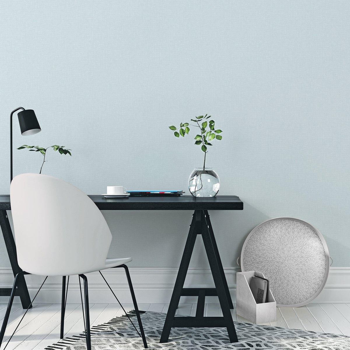 Galerie G56618 Texstyle Hex Texture Blue Wallpaper G56618 Blue Wallpaper