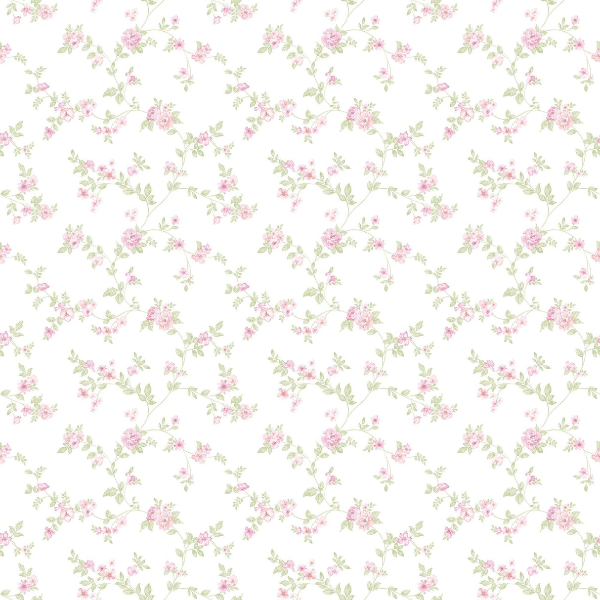 Galerie G56649 Small Prints Floral Pink Wallpaper G56649 Pink Wallpaper