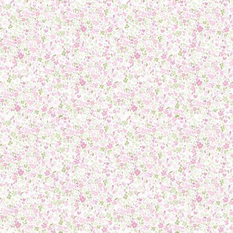 Galerie G56669 Mini Mod Floral Pink Wallpaper