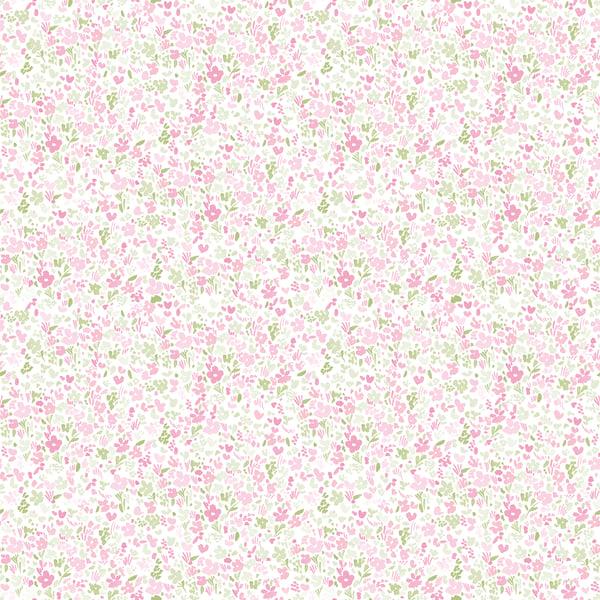 Galerie G56669 Mini Mod Floral Pink Wallpaper