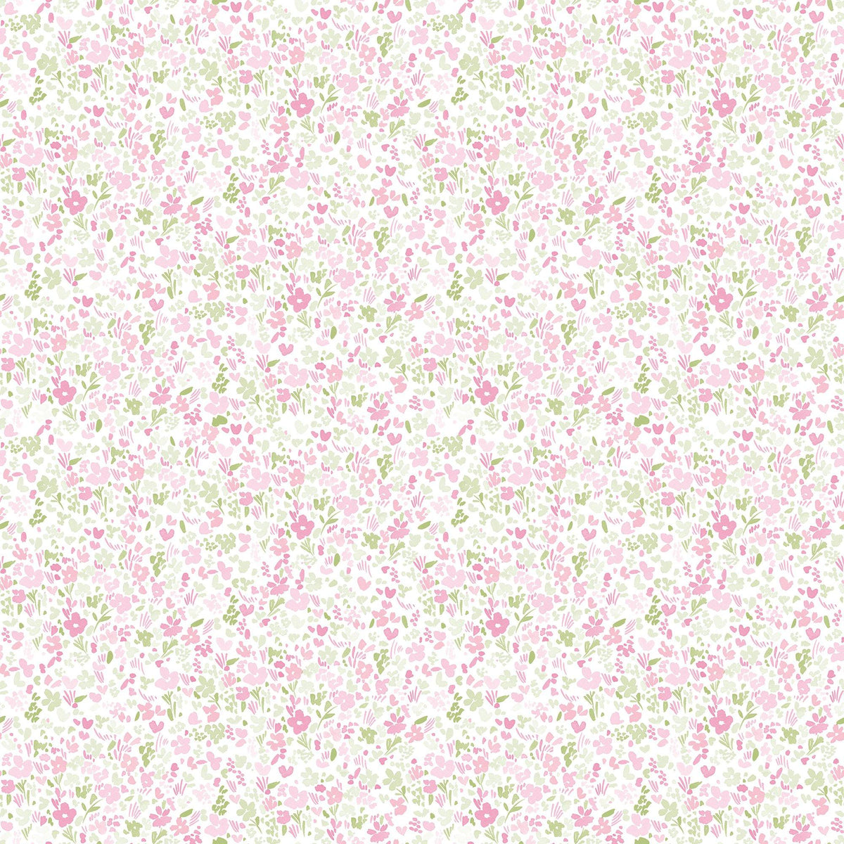 Galerie G56669 Small Prints Mini Mod Floral Pink Wallpaper G56669 Pink Wallpaper