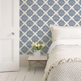 Galerie G67368 Nordic Elements Motif Blue Wallpaper G67368 Blue Wallpaper