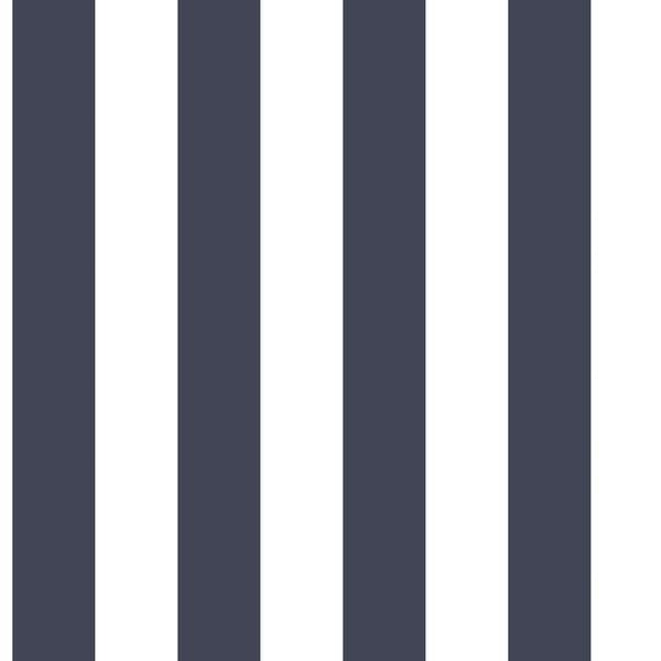 Galerie G67523 Awning Stripe Blue Wallpaper