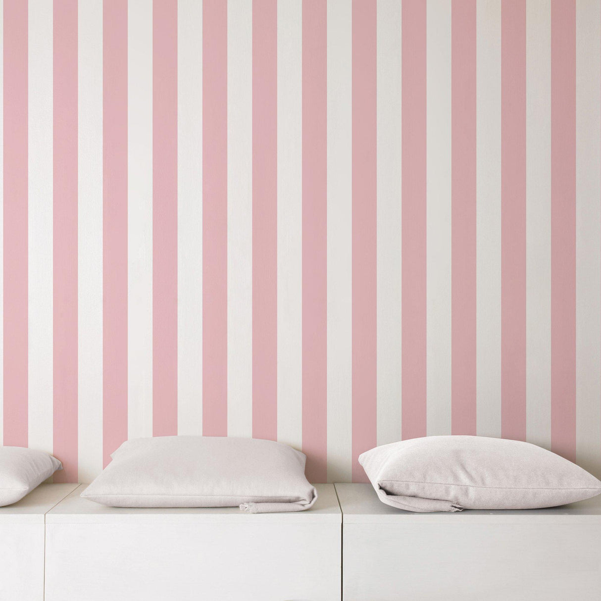 Galerie G67524 Smart Stripes 3 Stripe Pink Wallpaper G67524 Pink Wallpaper