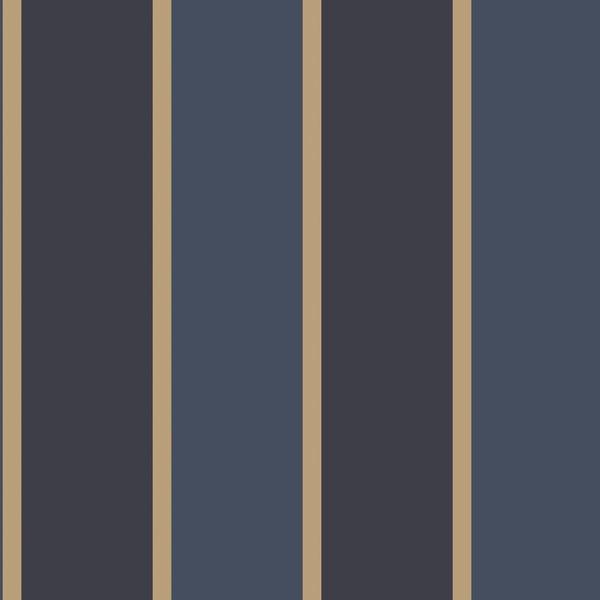 Galerie G67545 Stripe Blue Wallpaper