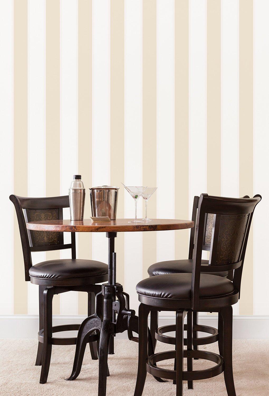 Galerie G67547 Smart Stripes 3 Stripe Cream Wallpaper G67547 Cream Wallpaper