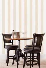 Galerie G67547 Smart Stripes 3 Stripe Cream Wallpaper G67547 Cream Wallpaper