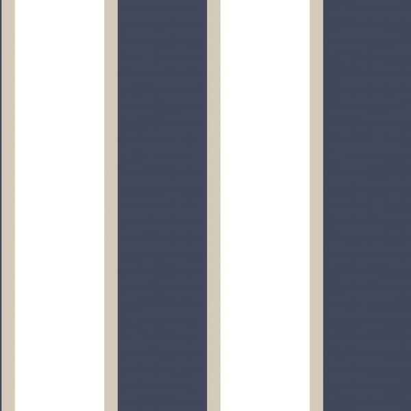 Galerie G67550 Stripe Blue Wallpaper