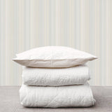 Galerie G67569 Smart Stripes 3 Pinstripe Beige Wallpaper G67569 Beige Wallpaper