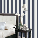 Galerie G67584 Smart Stripes 2 Surface Stripe Blue Wallpaper G67584 Blue Wallpaper