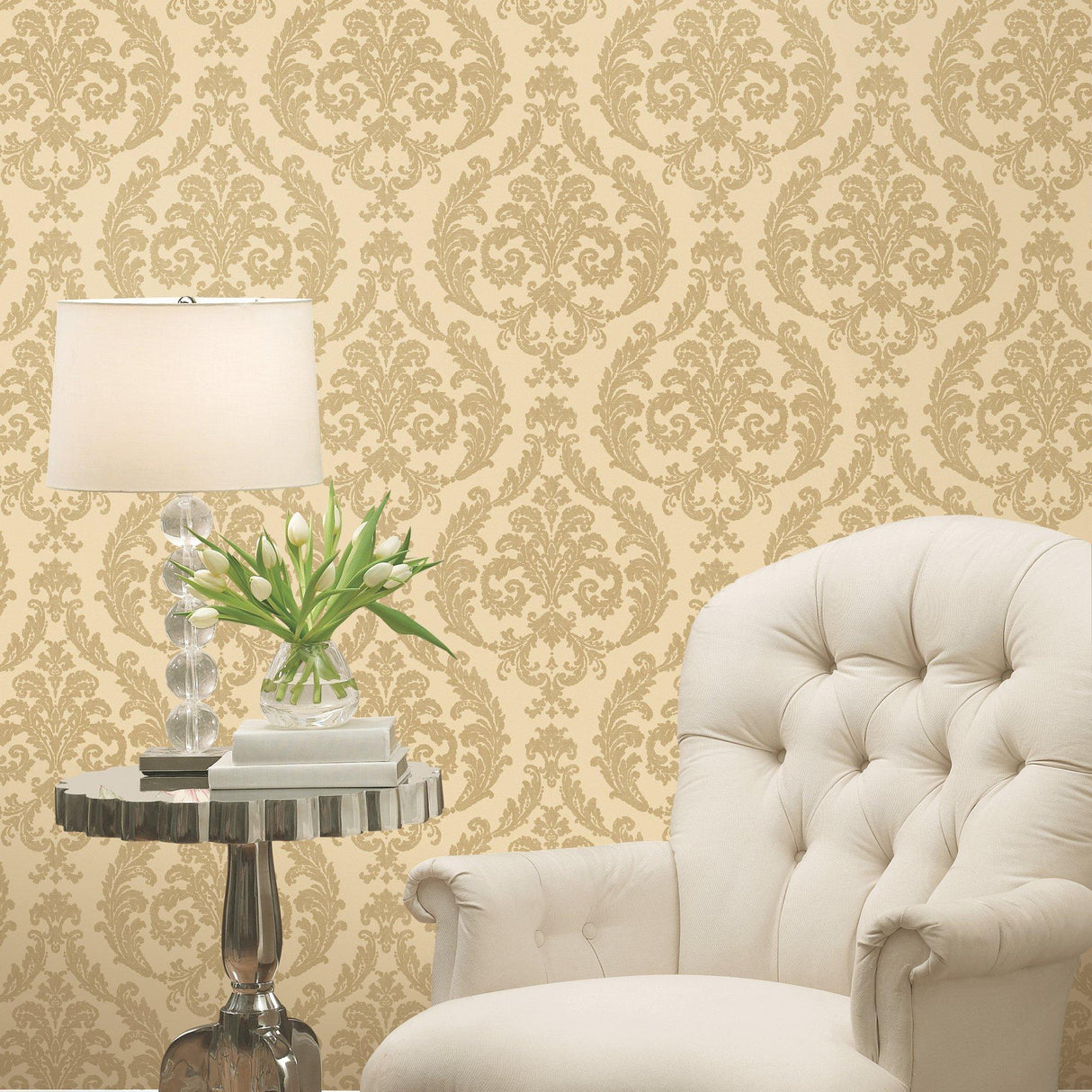 Galerie G67608 Palazzo 2 Damask Gold Wallpaper G67608 Gold Wallpaper