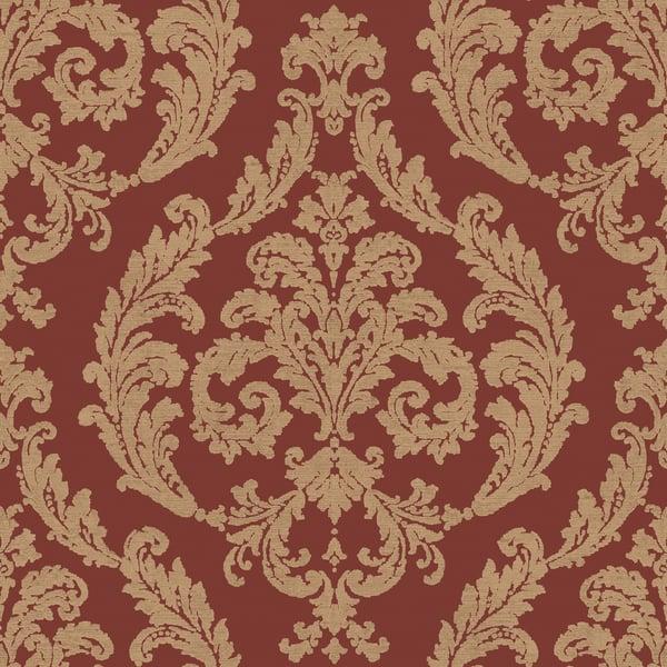 Galerie G67612 Damask Red Wallpaper