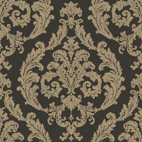Galerie G67613 Damask Bronze Brown Wallpaper