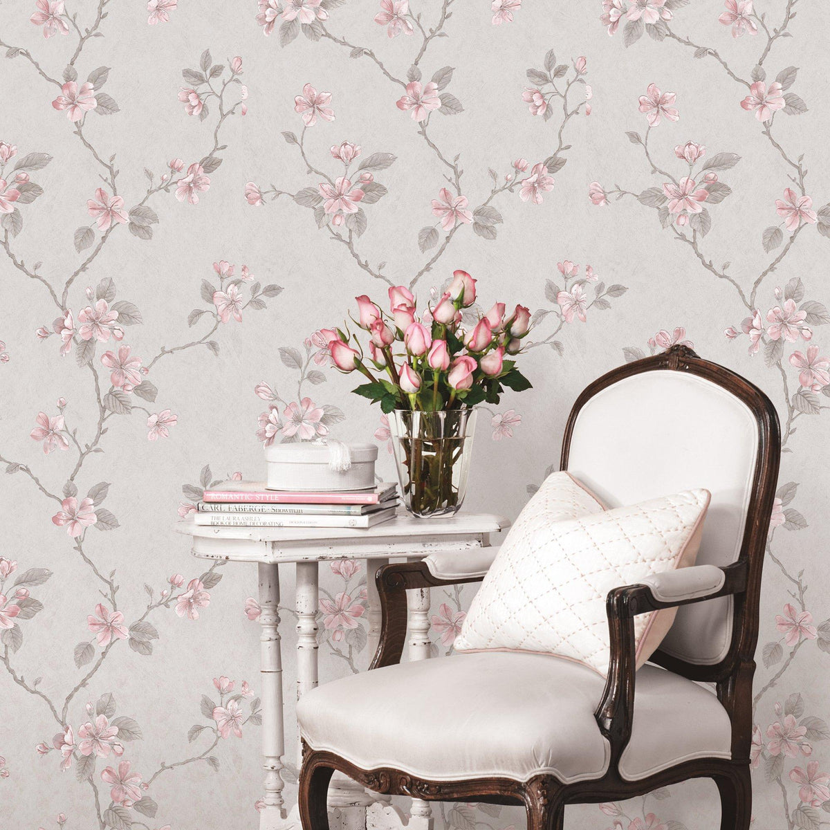 Galerie G67614 Palazzo 2 Floral Pink Wallpaper G67614 Pink Wallpaper